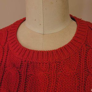 Hollister Knit Red Sweater